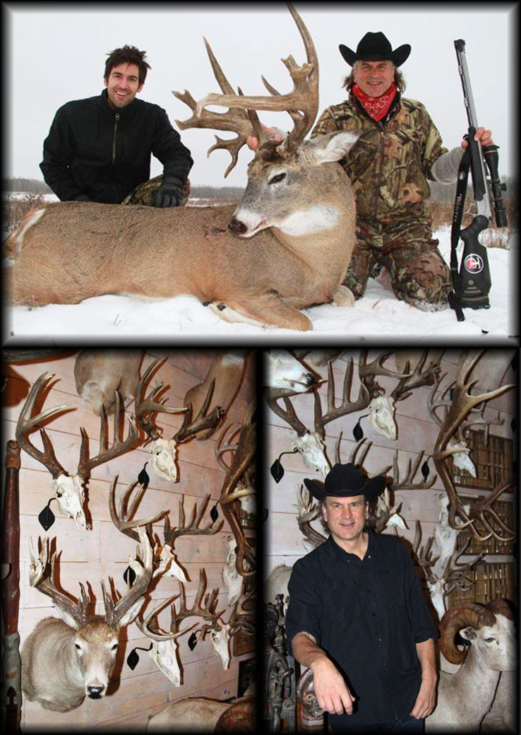 Jim and Branlin Shockey with 2012 non-typical whitetail buck